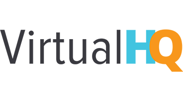 Client logo for Virtual Headquarters. Marketing strategy and plan, branding, website refurbishment, SEO and SEM.